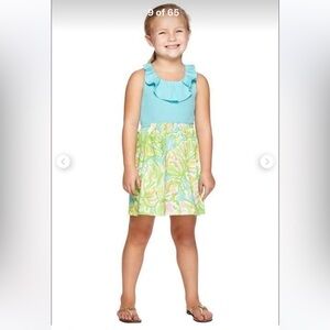 Girls Lilly Pulitzer Lorraine Elephant Ears Dress Racerback Size 4
